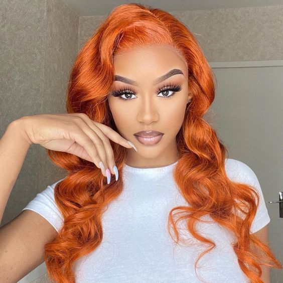 Ginger Body Wave Lace Front Wig