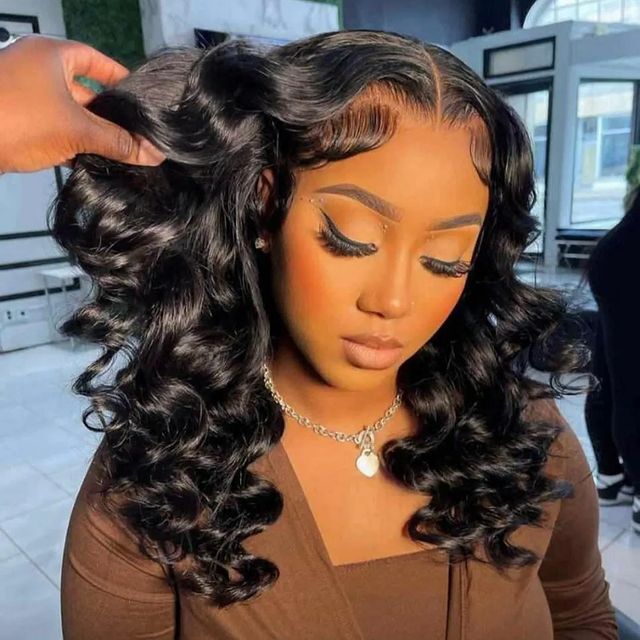 Silky Loose Wave Lace Front Wig