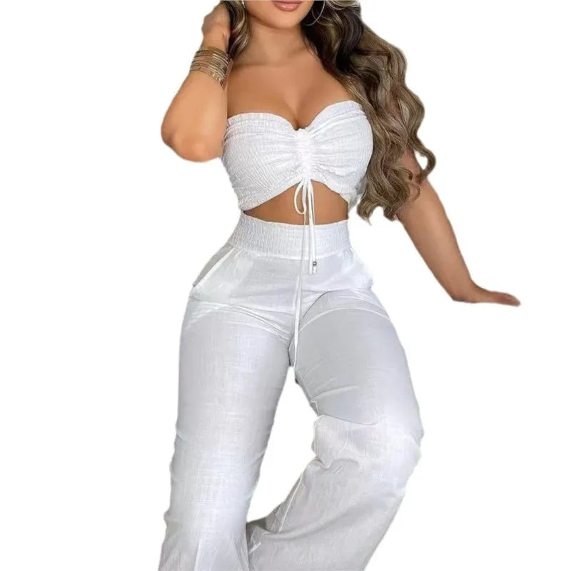 White Summer Two-Piece Set